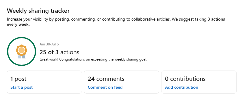 LinkedIn коментари