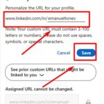 LinkedIn URL - Browser