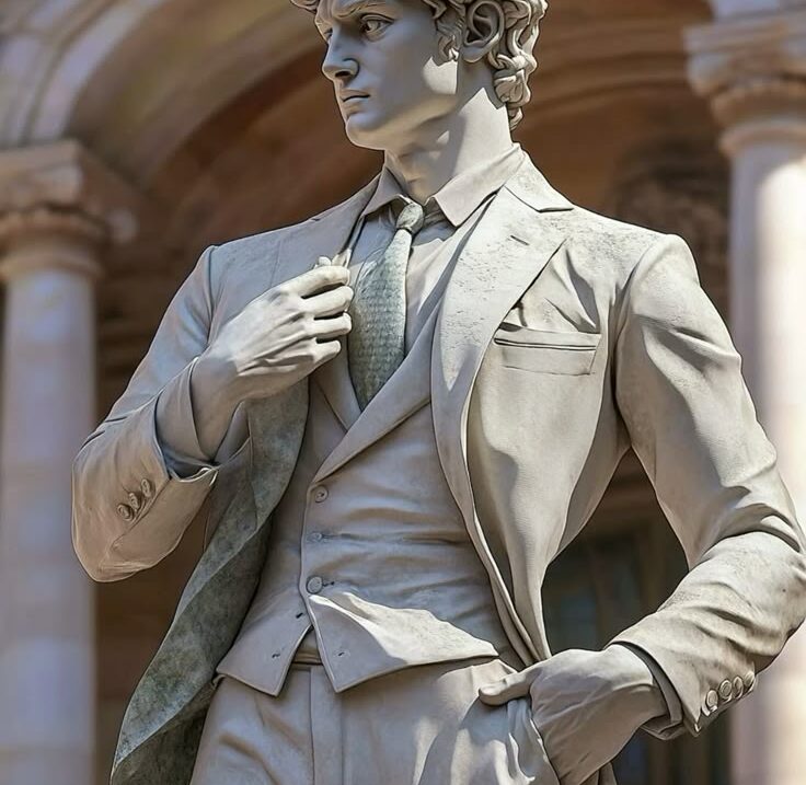 Statue of David ___ AI-generated artwork